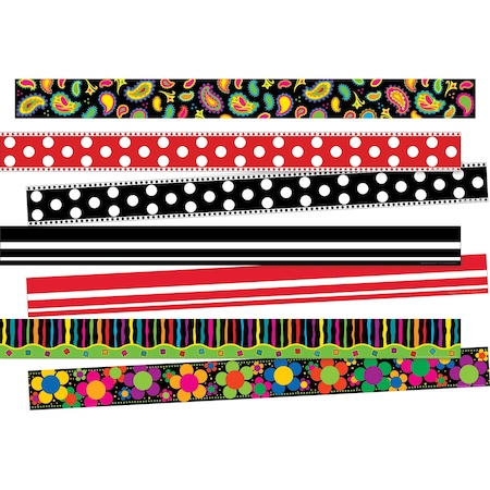 Barker Creek Graphic Design Trim Set, 4 Designs, 48/set 956